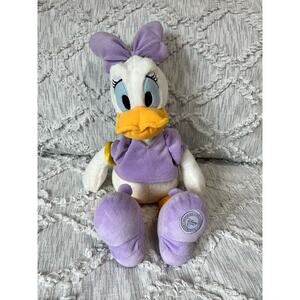 Disney Store Daisy Duck Plush Stuffed Animal Genuine Original Authentic